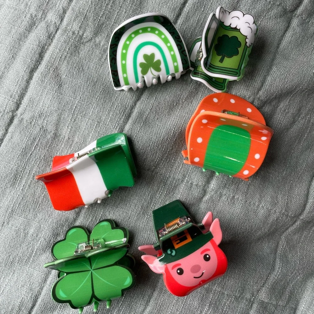 Saint Patrick’s Hair Clips - Picture 3 of 6